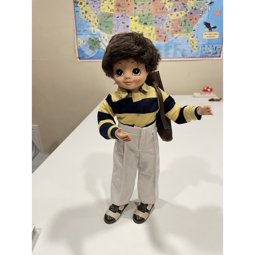 Vintage collectidle editible B Brinn's Golfer Boy doll 13" 1986 PHH PA 15203